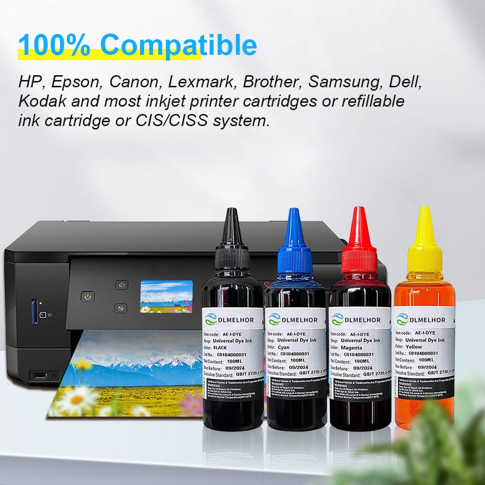 Amazon.co.jp: ユニバーサル染料インク詰め替えキット HP Canon Epson
